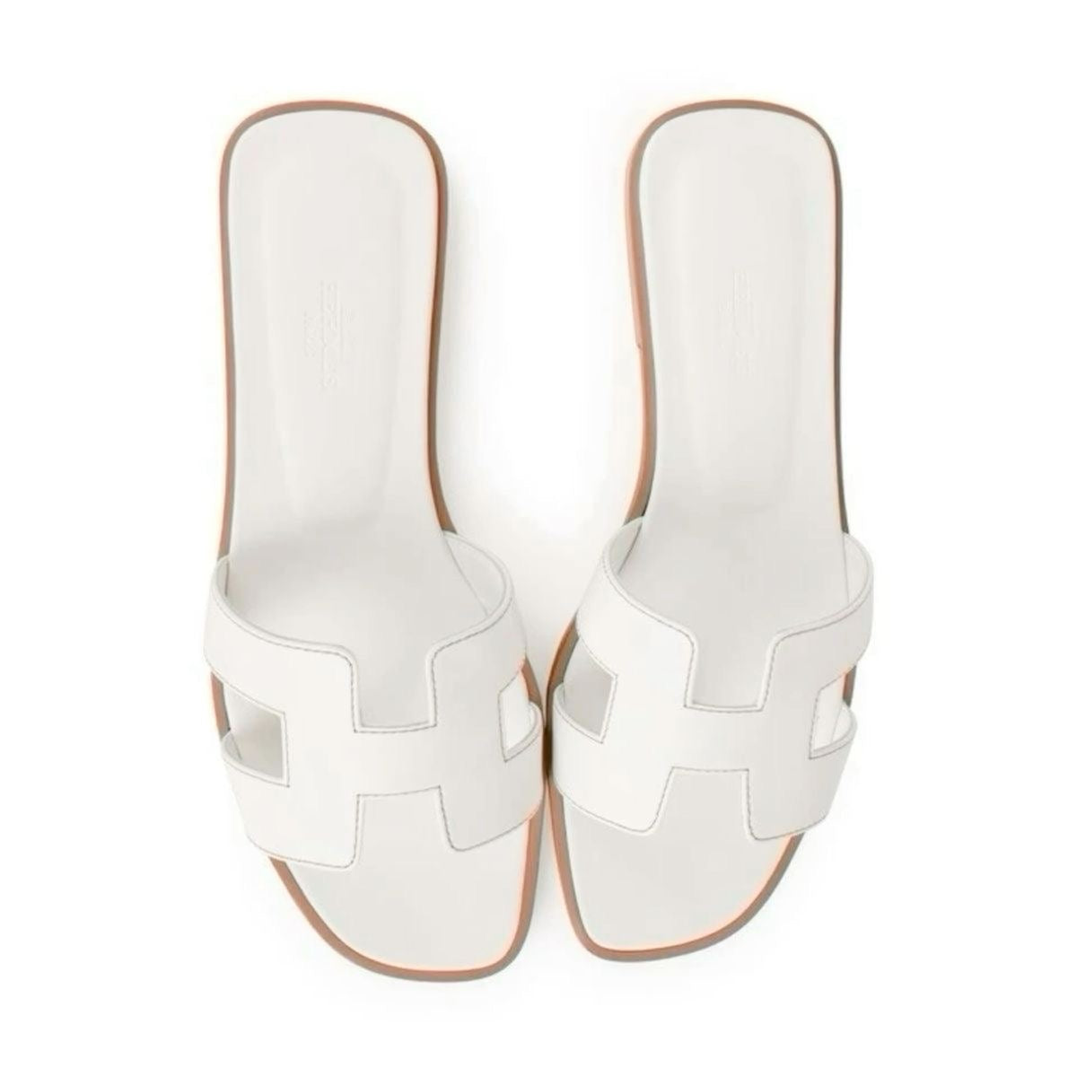 "Herm" it girl white Sandals