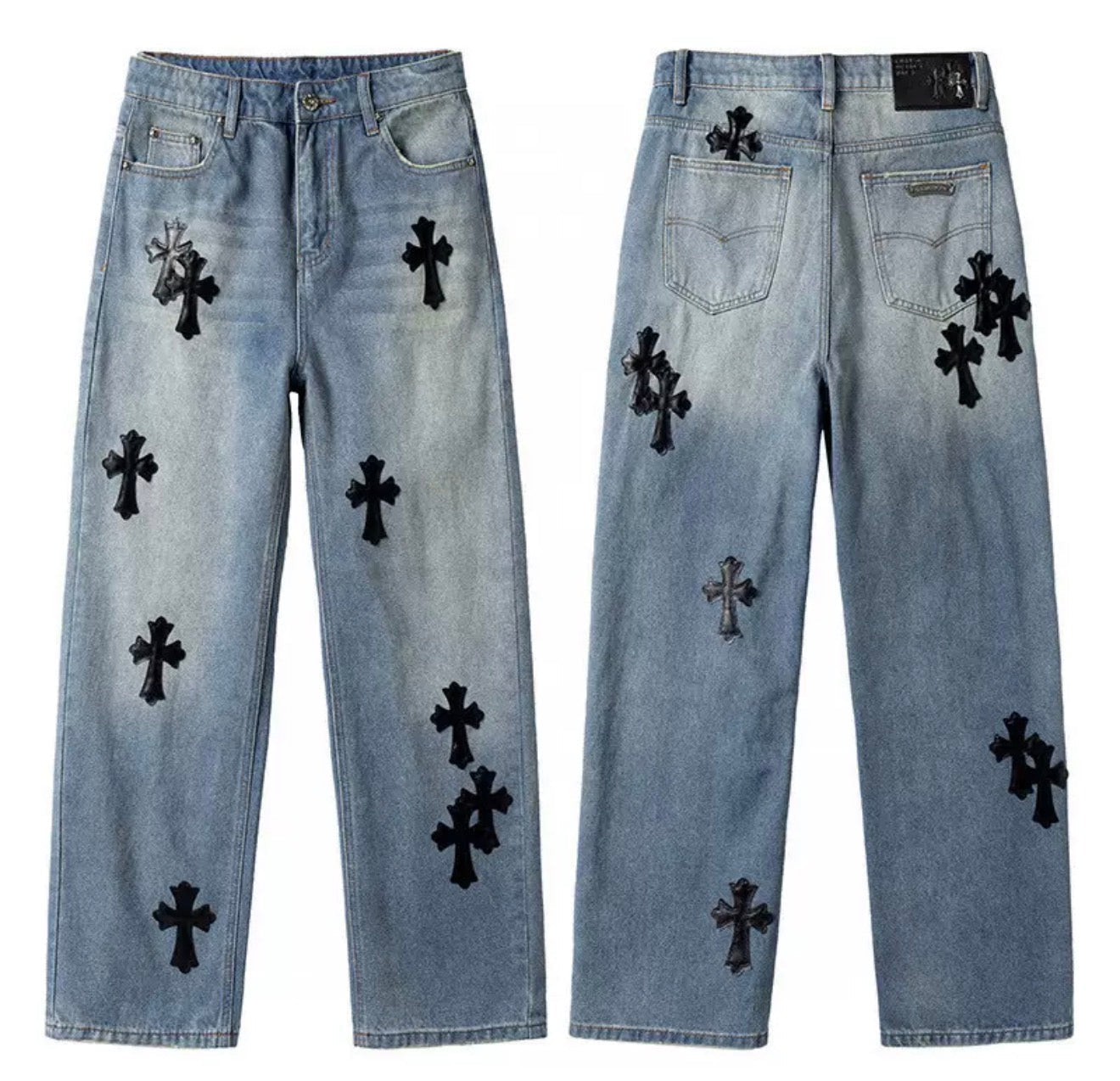 "Chrome" JEANS SCHWARZ LOGO