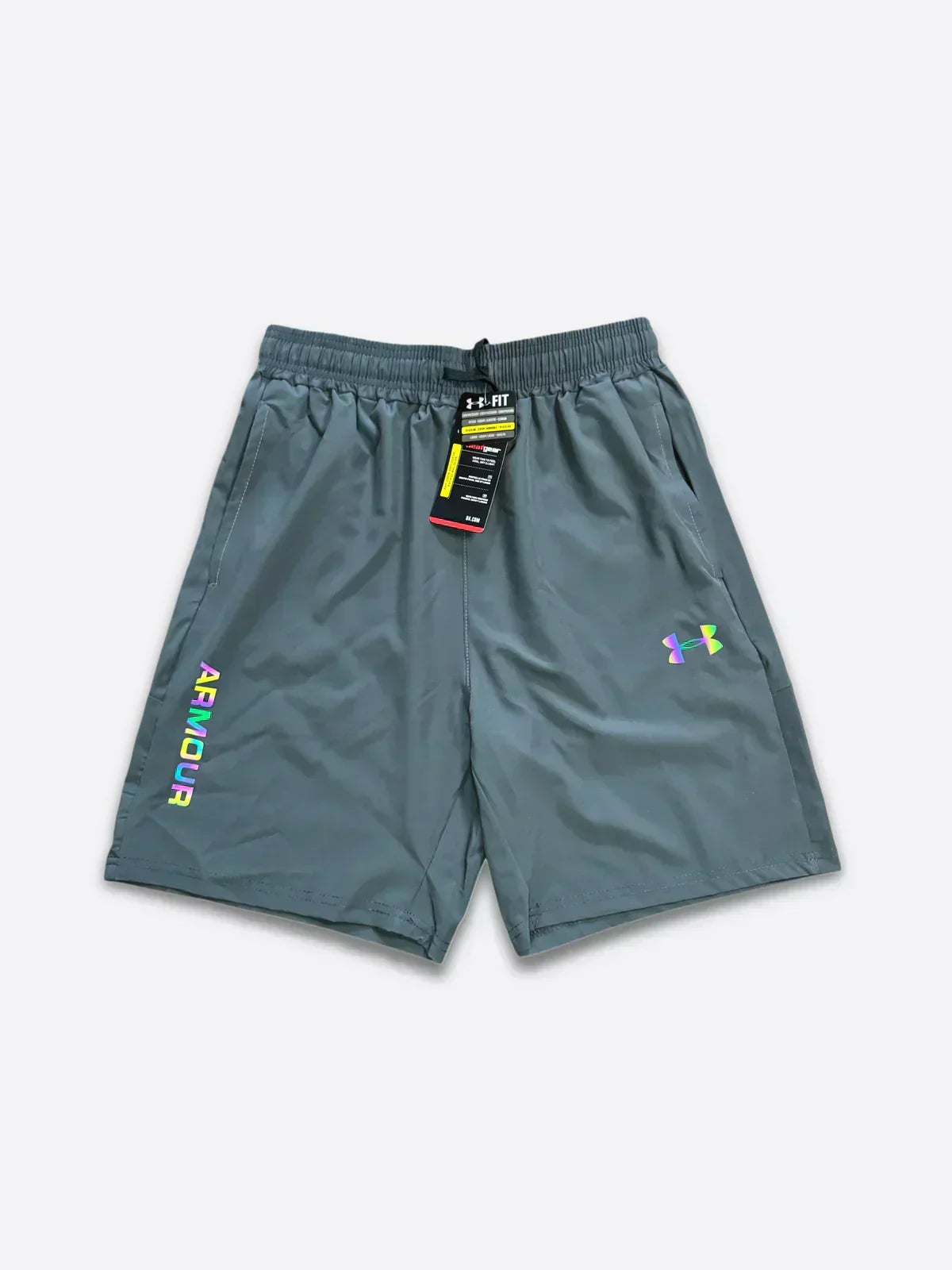 "UA" Shorts Grey