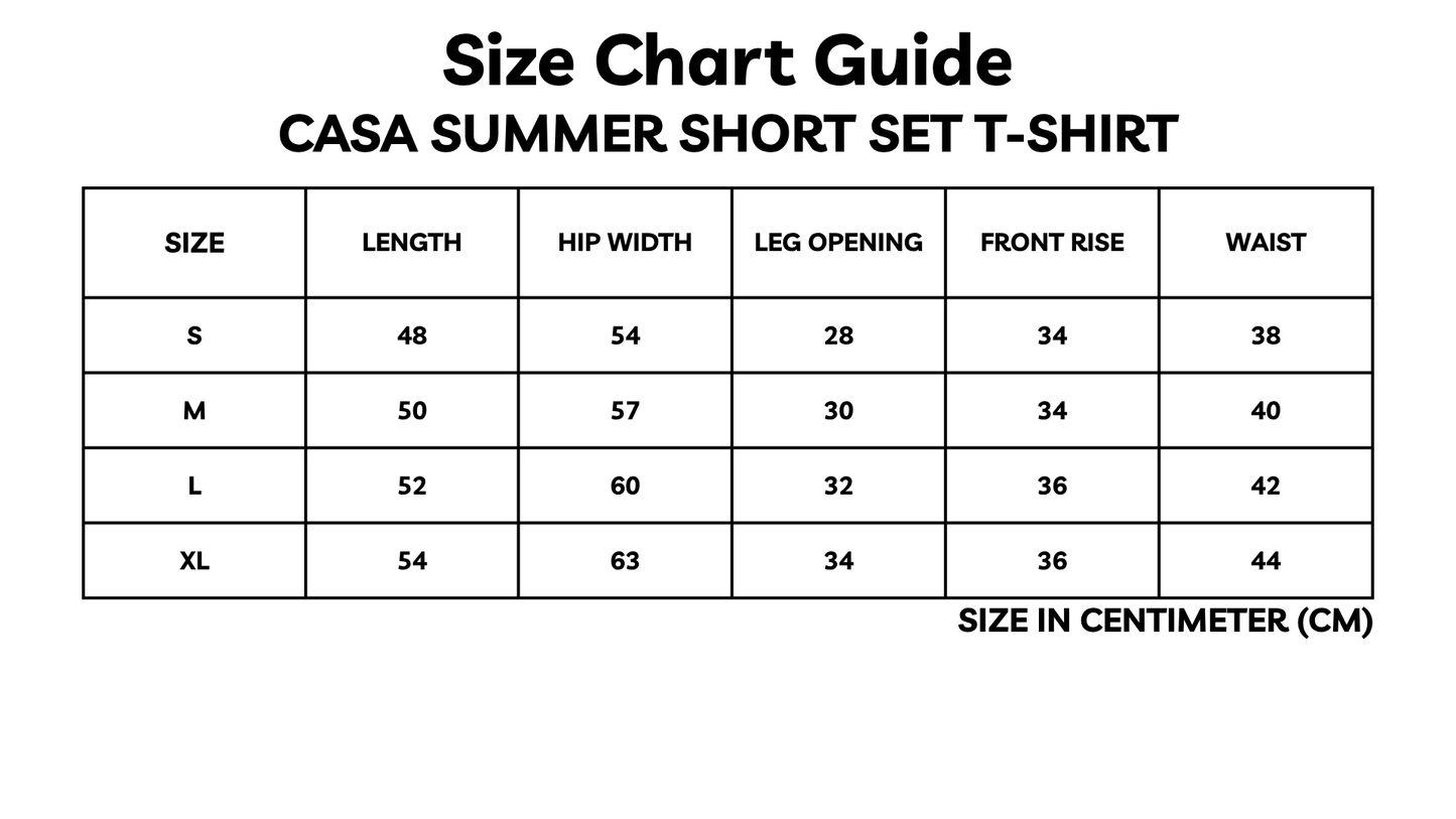 "Casa" Strick Summer Short Set