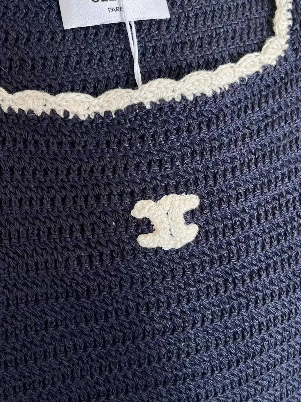 "CC" CROCHED TOP
