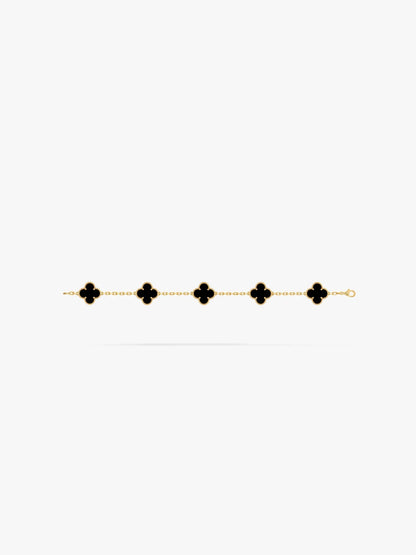 Clover black- Armband