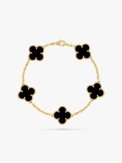 Clover black- Armband