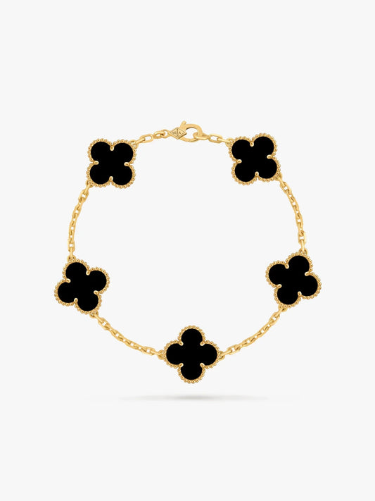 Clover black- Armband