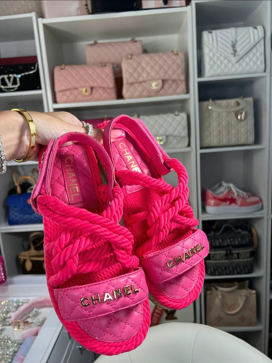 CC hot pink sandals