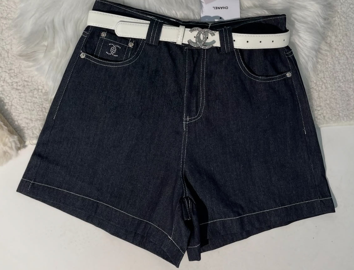 "CC" DUNKEL DENIM SHORTS