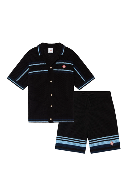 "Casa" Stripes Short Set