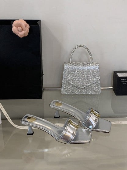 "YSL" KITTEN HEELD