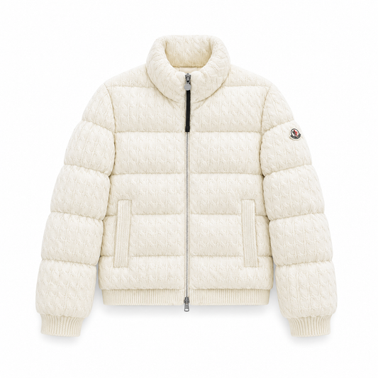 "MONC" KNIT COTTON JACKET