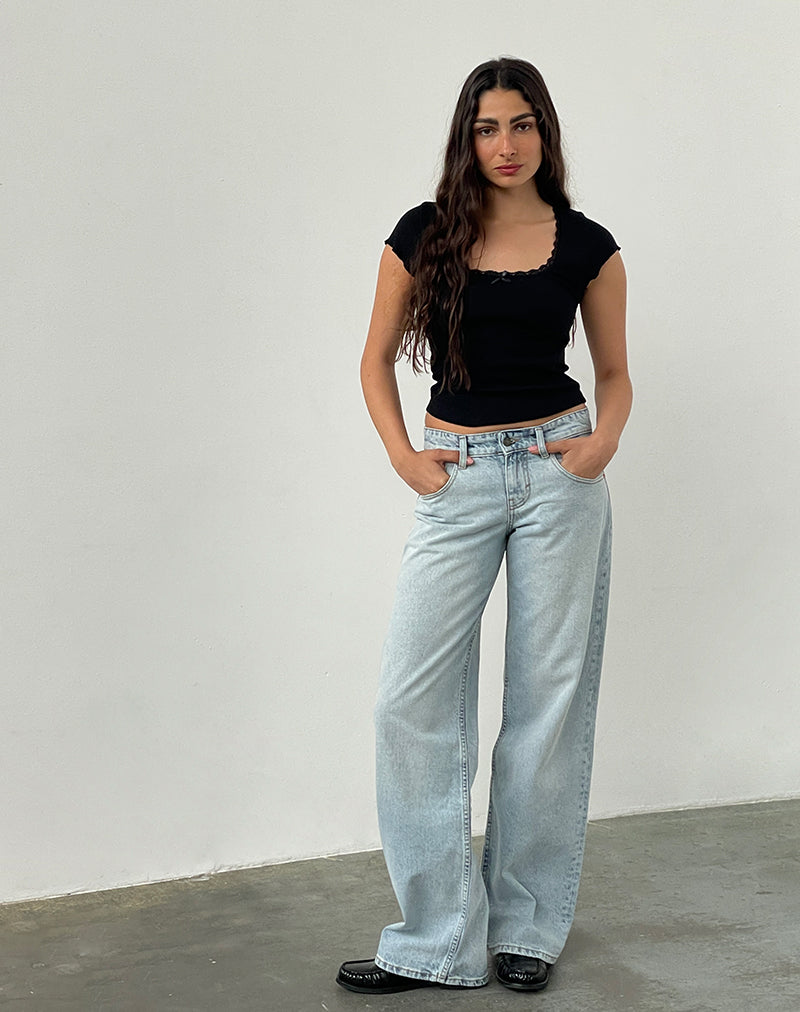 SELLEZA Jeans mit niedriger Taille