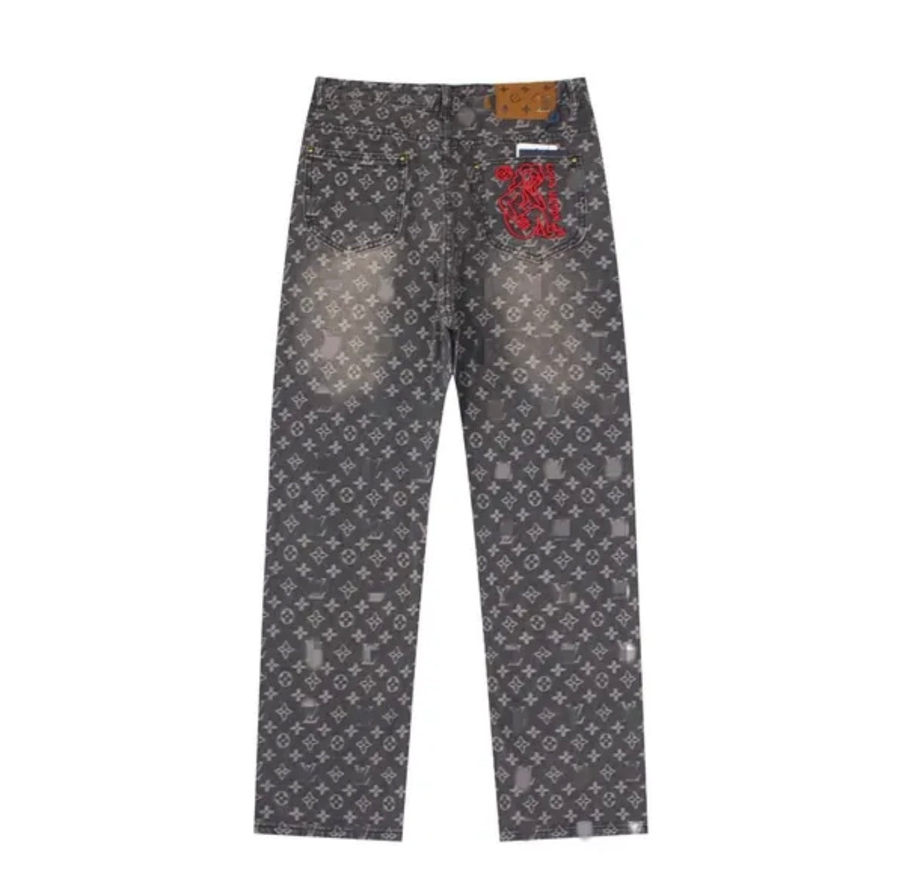 "LV" MONOGRAMM JEANS