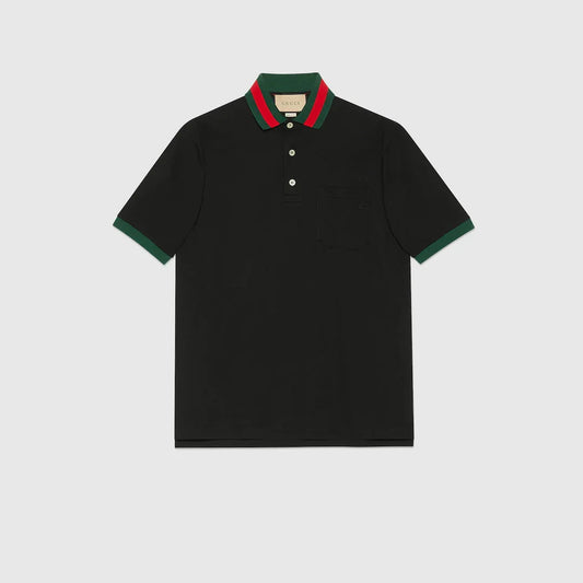 "GG" Polo Cotton