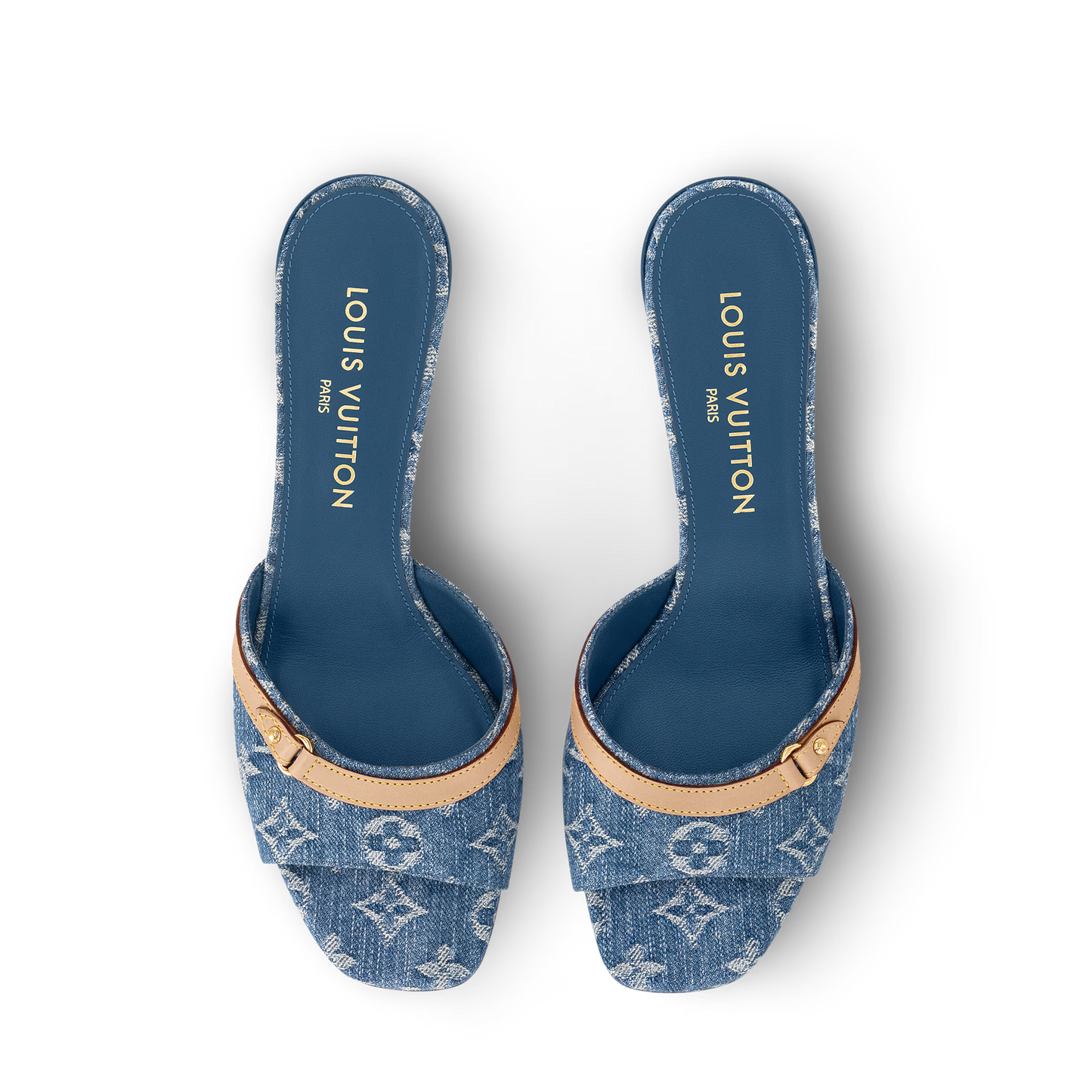 "LV" Kitten Heels