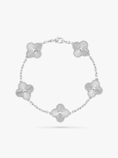 Clover white - Armband