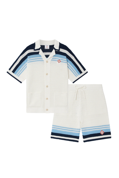 "Casa" Stripes Short Set