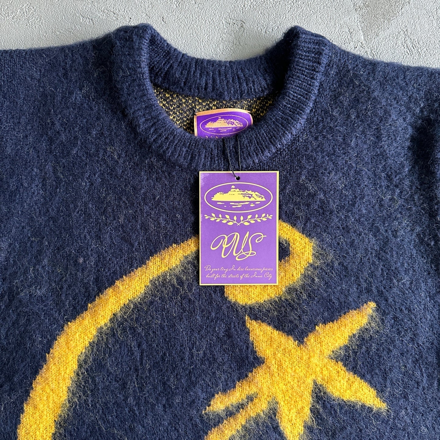 "CRTZ" Mohair Darkblue