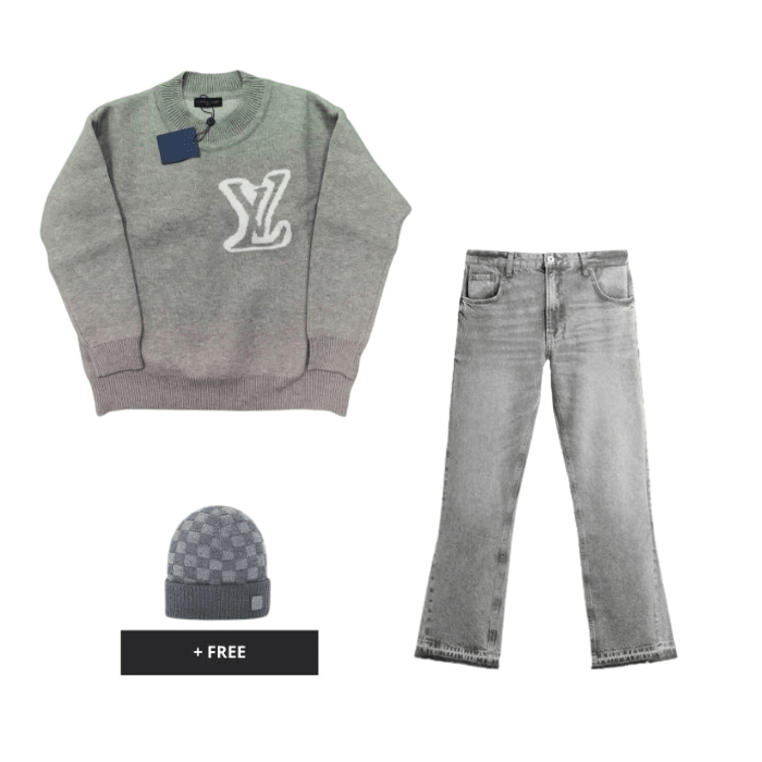 "Selleza" Grey Outfit