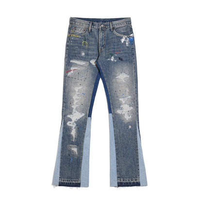 "Wavy"- Flared Denim