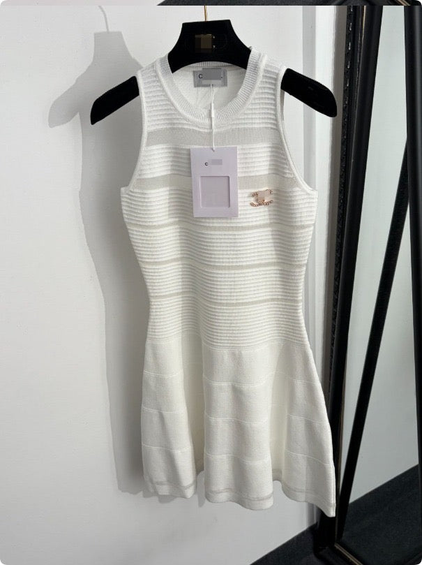 "CC" KNIT DRESS