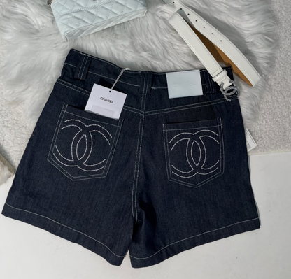 "CC" DUNKEL DENIM SHORTS