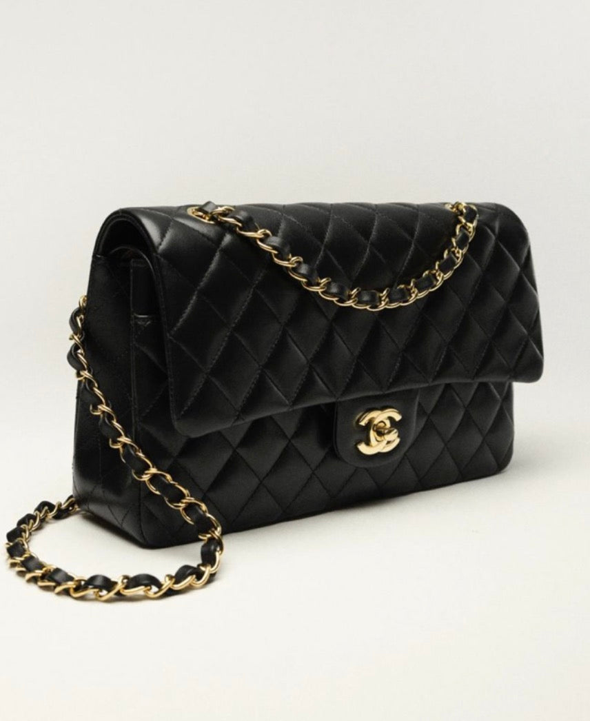 CC DOUBLE FLAP BAG