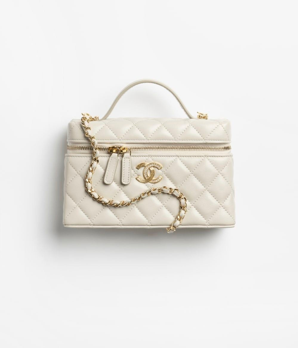 CC VANITY BAG white/creme