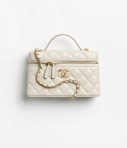 CC VANITY BAG white/creme