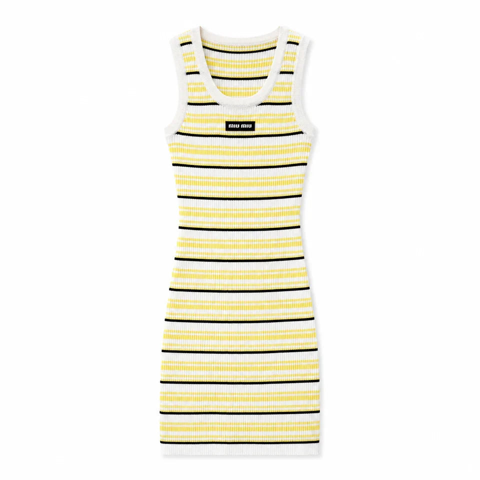 "MIU" YELLOW DRESS