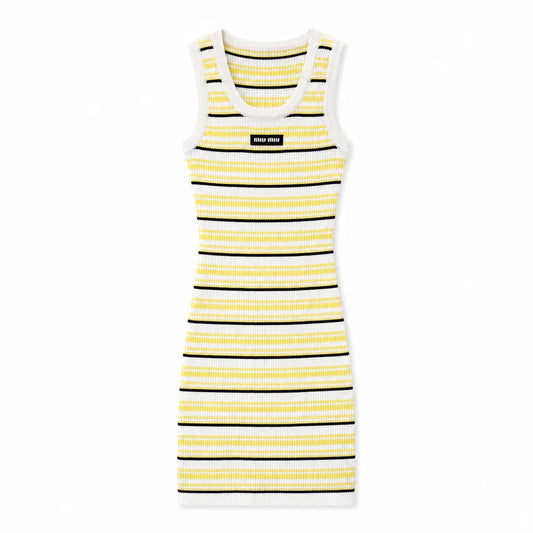 "MIU" YELLOW DRESS