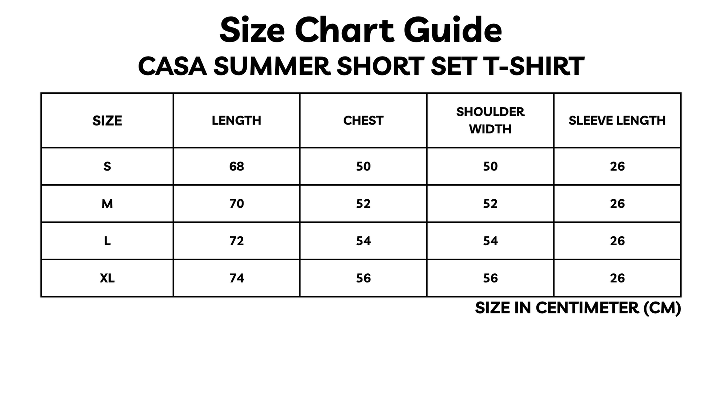"Casa" Strick Summer Short Set