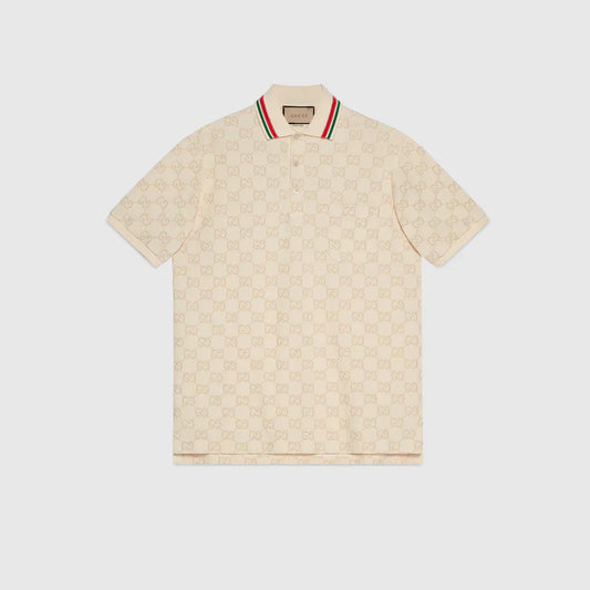 "GG" Monogram Polo Shirt