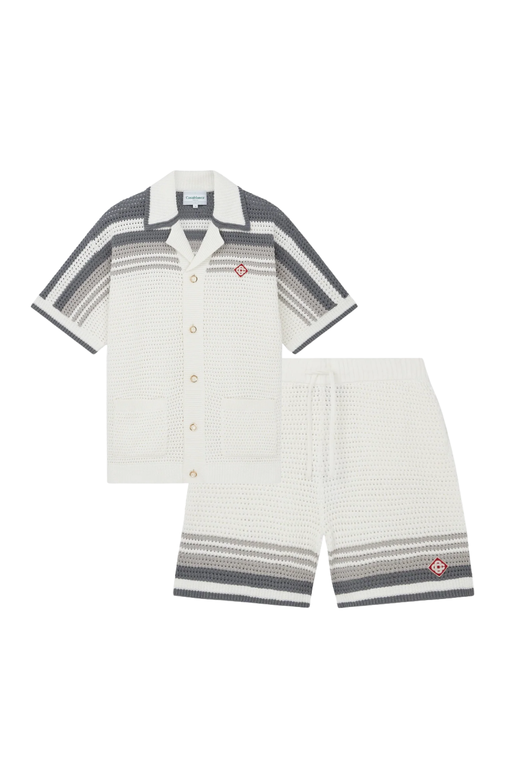 "Casa" Stripes Short Set
