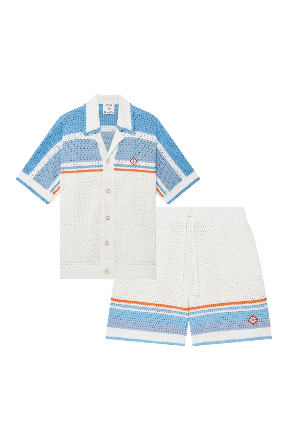 "Casa" Stripes Short Set