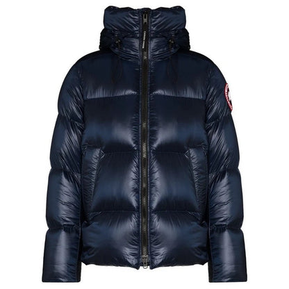 "Goose" Shiny Puffer Blue