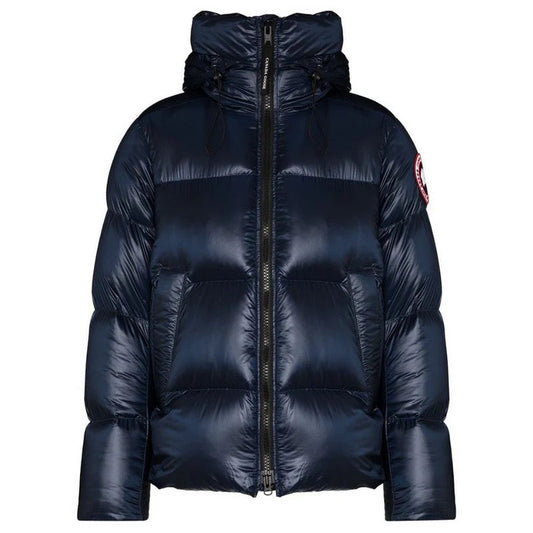 "Goose" Shiny Puffer Blue