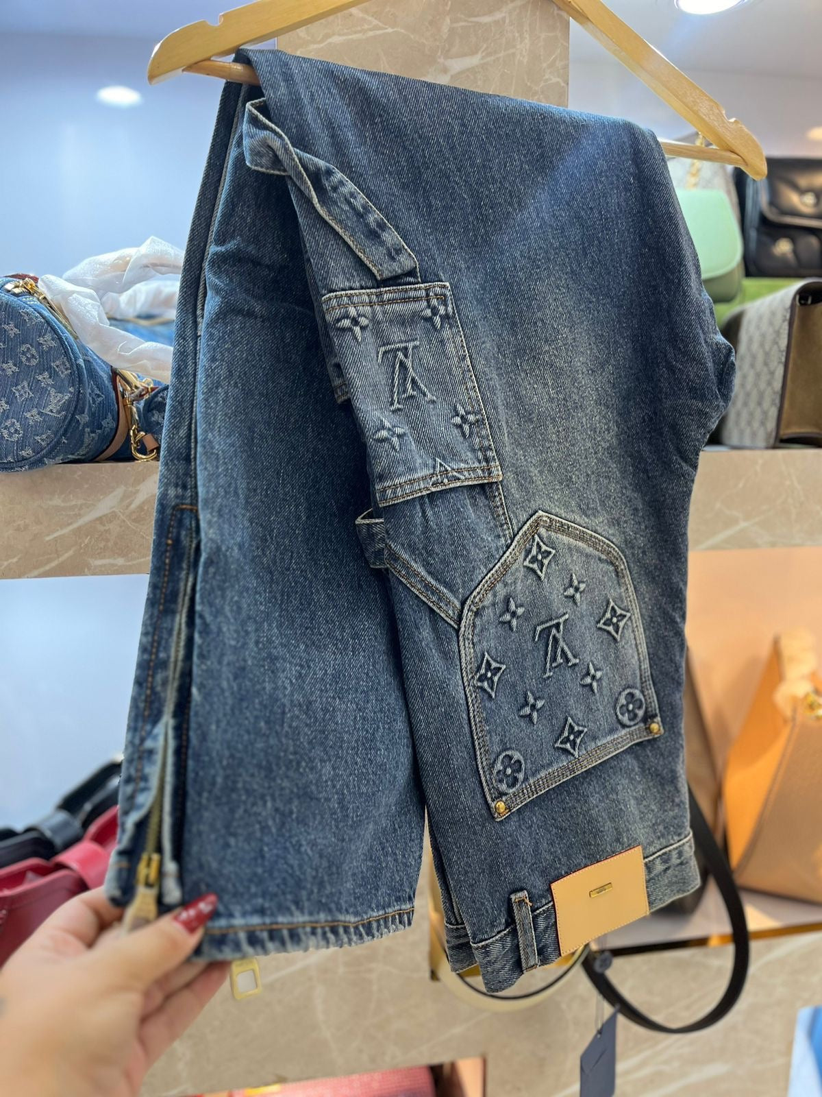 "LV" Carpenter Jeans
