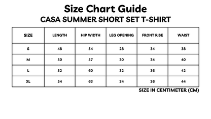 "Casa" Strick Summer Short Set