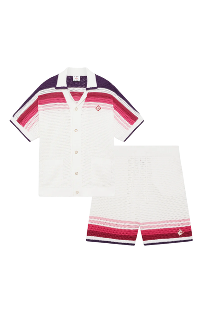 "Casa" Stripes Short Set