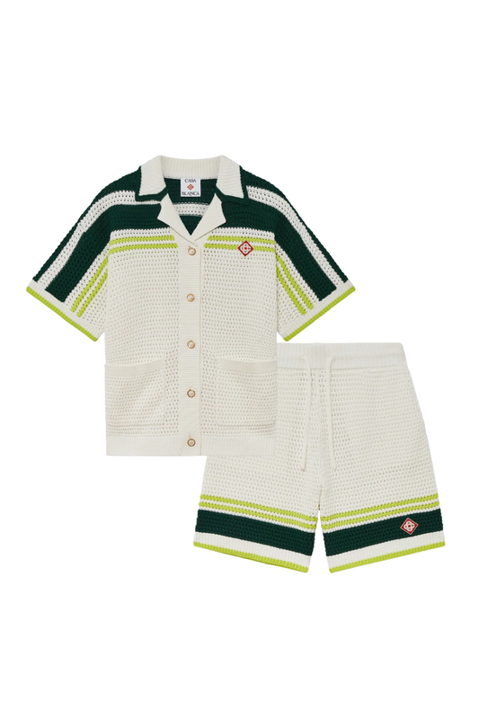 "Casa" Stripes Short Set